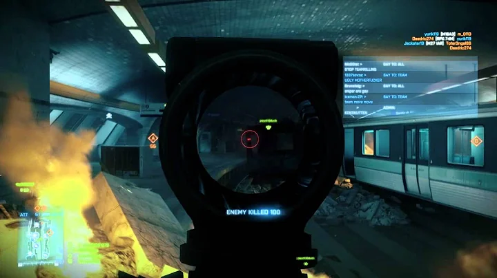 Battlefield 3 : A-91 Gameplay on Operation Metro