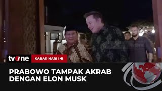 Momen Prabowo Bertemu Elon Musk di Bali | Kabar Hari Ini tvOne