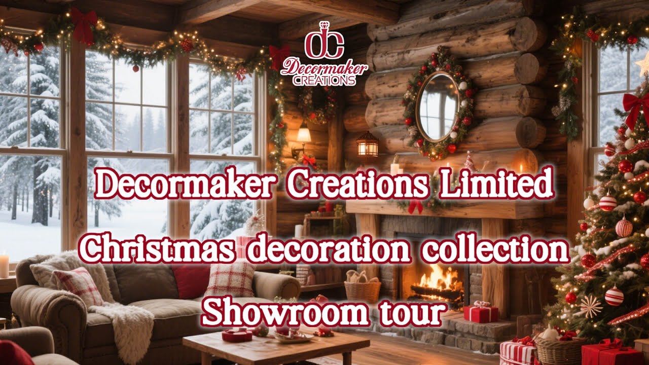 Decormaker Christmas decoration showroom tour / Latest Christmas decor trend updated