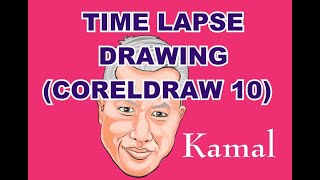 Time lapse vector drawing (Coreldraw 10)