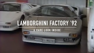 Inside the Lamborghini Factory 1992