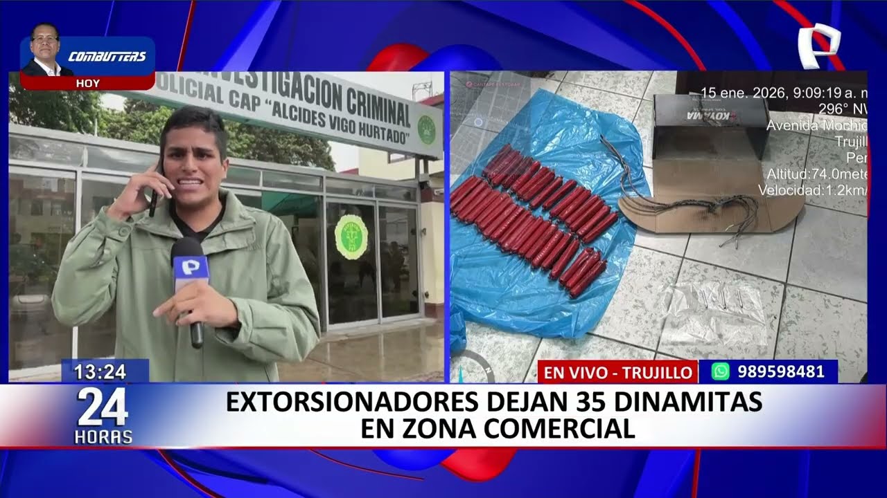 Extorsionadores dejan 35 dinamitas en mercado de Trujillo: ‘Los Pulpos’ estarían detrás del atentado