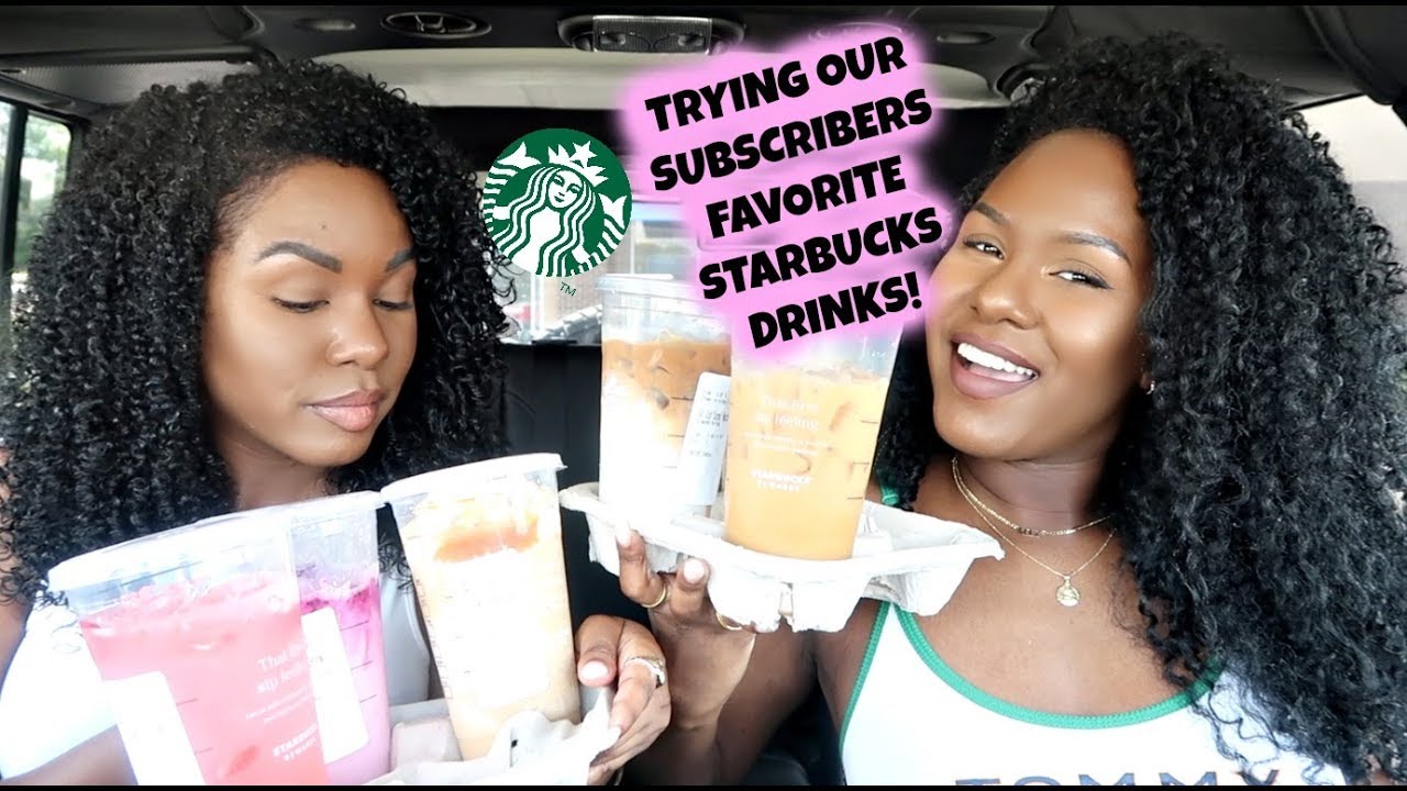 TRYING OUR SUBSCRIBERS FAVORITE STARBUCKS DRINKS!