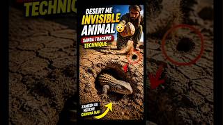 Desert Me Invisible Animal 😳 | Sanda Tracking Technique #desert #sanda #lizard #dracolizard