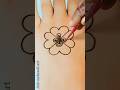 Flower bridal henna mehndi design🌸 | back hand mehndi ka design✨ #mehndi #shorts