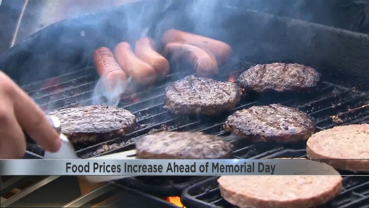 Food prices increase ahead of Memorial Day