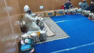 Ustad joginder Singh ji giving Tabla lessons to improve Tiket part 3