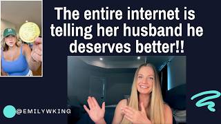 The entire internet is saying her husband deserves better the viral it s a cube controversy