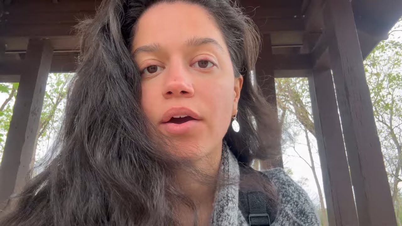 asmr • gentle + soft hand movement in nature 🍃