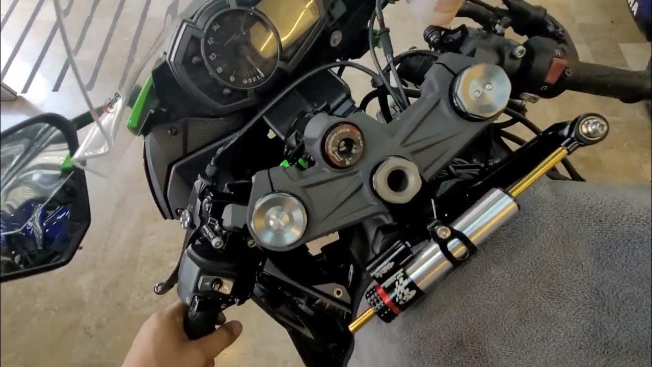 Steering damper quick install for ZX6R YouTube Steering damper quick install for ZX6R YouTube