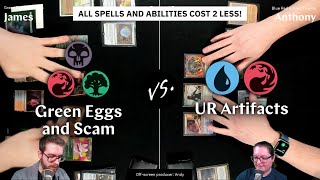 Green Eggs and Scam vs. UR Artifacts — All spells and abilities cost 2 less in the Turbo Cube!