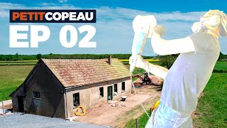 [Rénovation extrême] Ep 2 - Maçonnerie : dalle béton et ouverture des murs