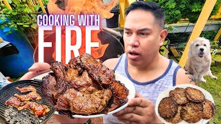 Smoke & Sizzle Symphony: Steaks, Chicken and Burgers Grilling! 4K