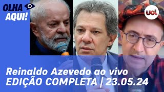 Reinaldo Azevedo analisa Lula e taxação da Shein, Haddad x bolsonaristas e mais notícias | AO VIVO
