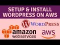 How to install Wordpress on Amazon Web Services AWS step by step full tutorial in Hindi 2018