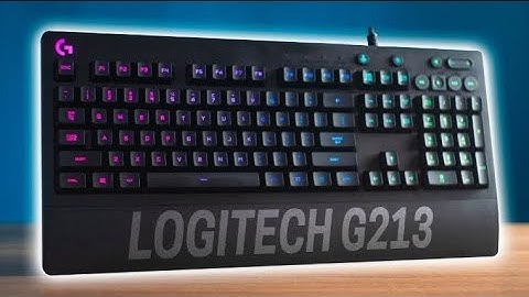 Keyboard Review (Logitech G213) - First Video !