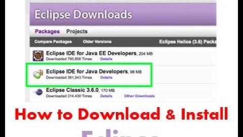 How to Download and Install Eclipse