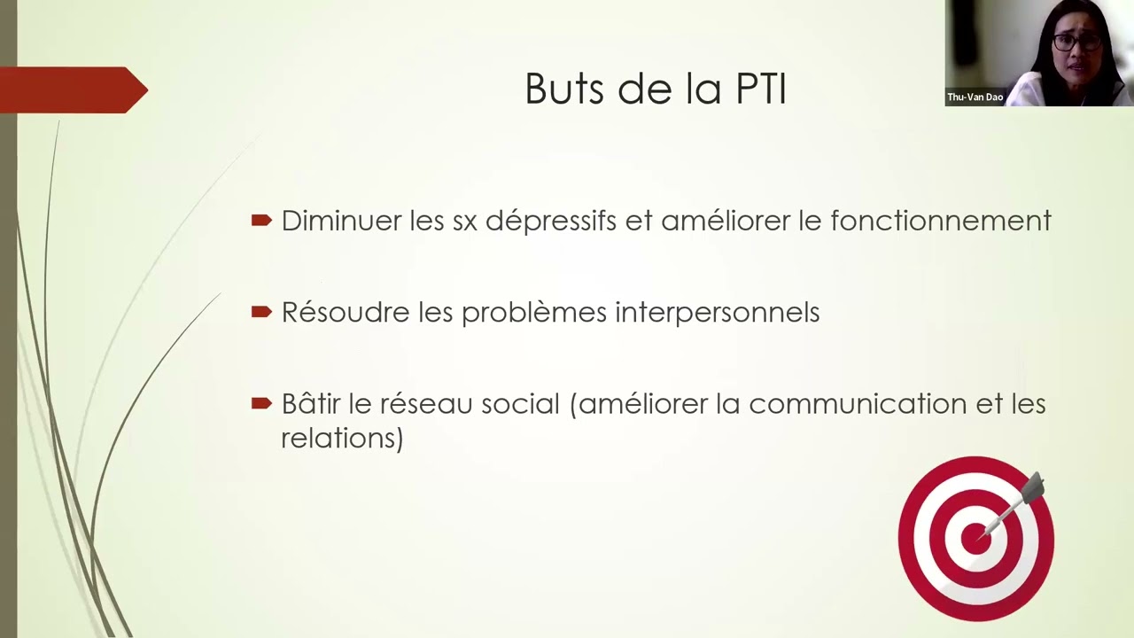 Thérapie interpersonnelle du trouble de stress post traumatique