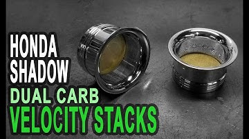 Honda Shadow Velocity Stacks Dual Carb VT600 & VT750