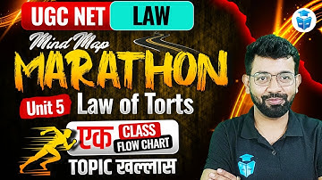 UGC NET Law Marathon 2025 | Unit 5 Law of Torts Complete Revision | JRFAdda