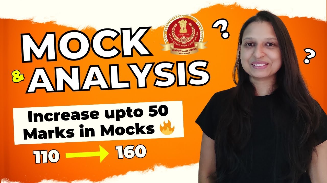 SSC CGL Mock Test Analysis 🔥 || How to improve marks in mock? - YouTube