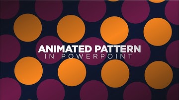 Animated Pattern in PowerPoint | Animated Background | Motion Graphics | Pratik Desai
