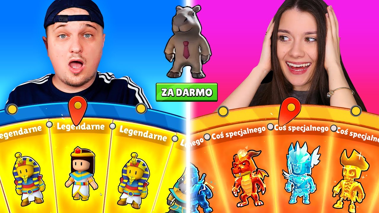 WALKA NA KOŁA O NOWĄ KAPIBARĘ (KTO WYGRA?!) w Stumble Guys