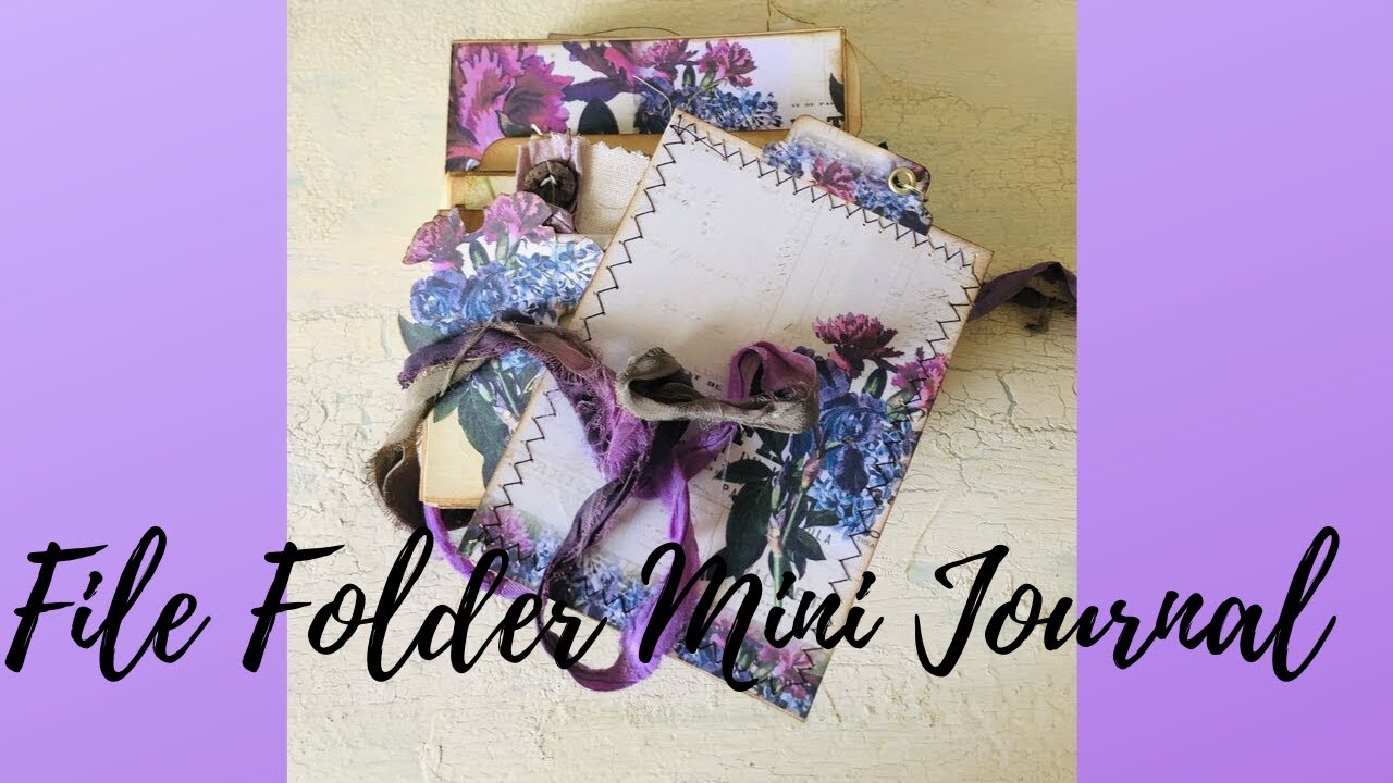 File Folder Mini Journal DT for Shabbydabbydoodah