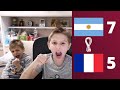 REACTION ALLA FINALE DELLA COPPA DEL MONDO IN QATAR 2022 ARGENTINA-FRANCIA 3-3 (7-5) (d.c.r)