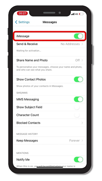 How to Activate iMessage #shorts