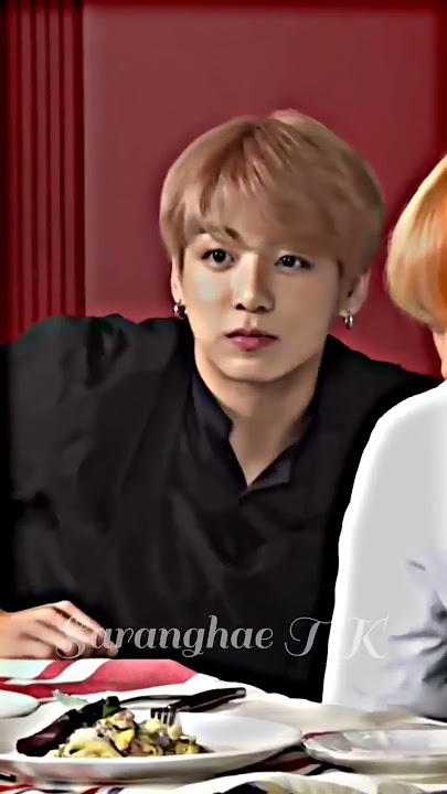 Jealous jungkook when he saw jm sitting on Tae😂poor Tete😝❣️#taekook #vkook