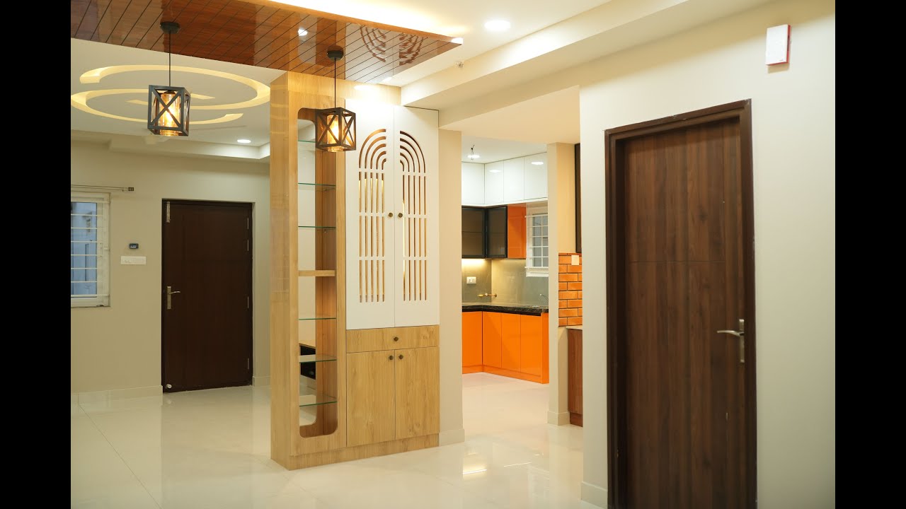 2.5 BHK Interiors at My Home Tridasa by Vinuthna Projects & Interiors Nallagandla Hyderabad.