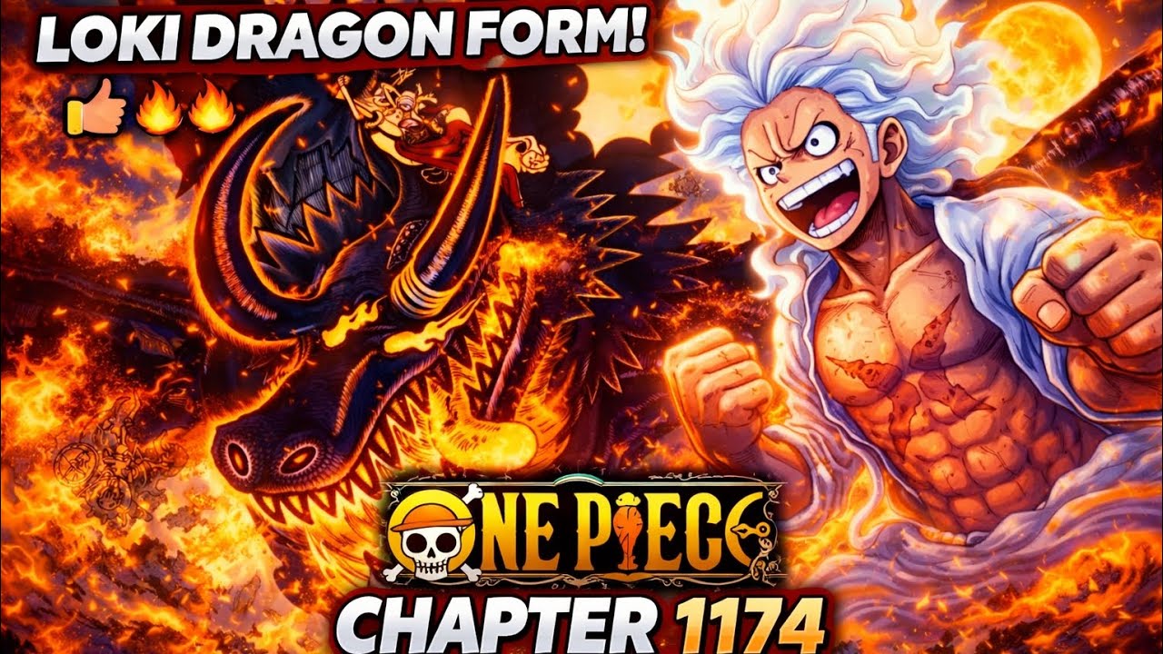 Loki Dragon Form REVEALED! Gear 5 Luffy Saves Elbaf! | One Piece 1174