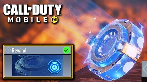 REWIND = BEST CLASS in COD Mobile Battle Royale? #CoDMobile_Partner