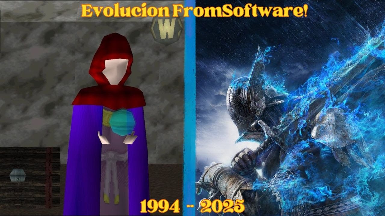 Evolucion de los Juegos de FromSoftware!! (1994-2025) | LuigiMexa ...