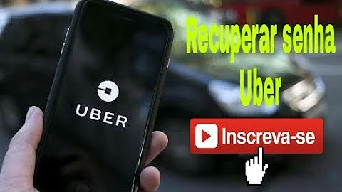 Como saber a senha do Uber?