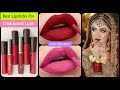 Lipstick Swatches; Affordable Matte Lipstick Shades For Festive & Wedding Season|Waterproof Lipgloss