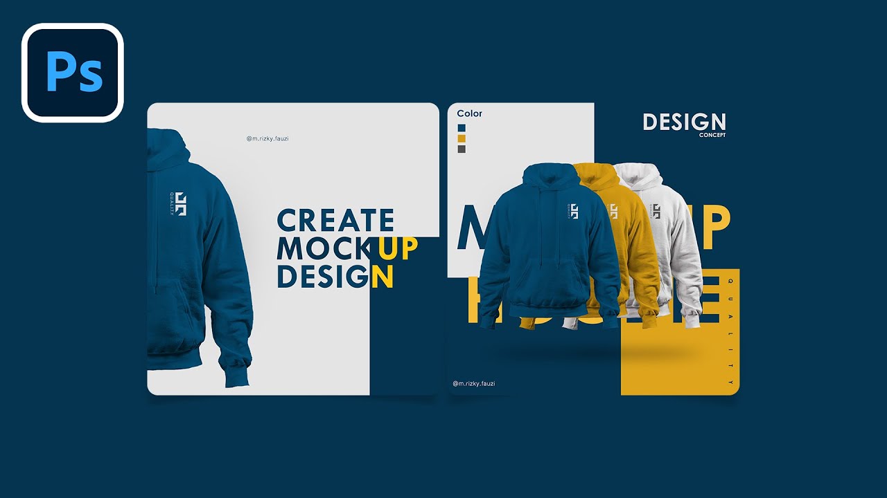 Cara Buat Mockup Hoodie di Photoshop | Tutorial Photoshop Cara Buat Mockup Hoodie di Photoshop | Tutorial Photoshop