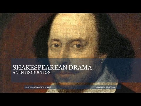 English 2105 -- Lecture 8: The World of Shakespearean Drama: An Introduction
