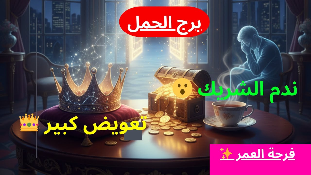 برج الحمل  من 15 إلى 25 فبراير: فرحة العمر تطرق بابك! ✨ ثروة مفاجئة وندم الشريك القاسي ☕️👑