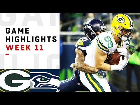 Packers vs. Seahawks Week 11 Highlights | NFL 2018