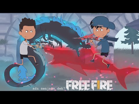 animation free fire - adu kekuatan scar megalodon vs ak draco - animasi ff