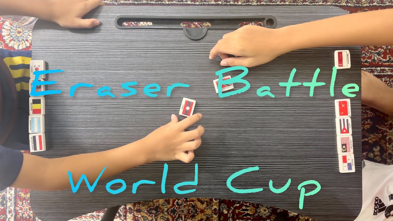Eraser Battle World Cup YouTube