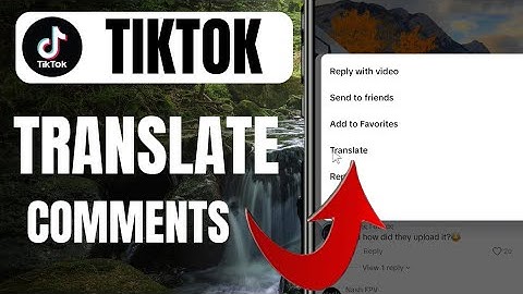 How To Translate Comments On TikTok