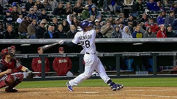 Arenado collects two homers, RBI double