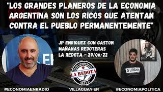 JP Enriquez: "Los grandes planeros d país son los ricos q atentan todos los dias contra el Pueblo"