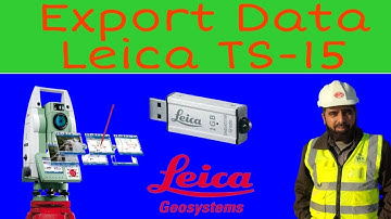 How To Export Data Leica@TS # 15_Total Station
