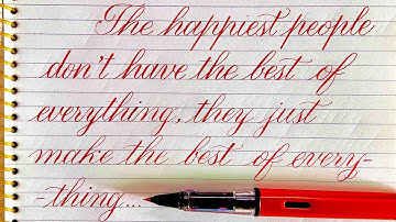 Cursive writing practice by ball pen video-14 | Handwriting by ball pen-14 @calligraphy65 