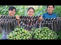 Cooking Crushed Feroniella Lucida Fruit Spicy Chilli Garlic & Clarias Batrachus Fish - Donation Food