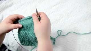 Shadow Stitch Short Row Heel